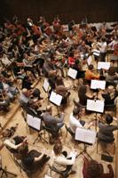 orchestra rehearsal